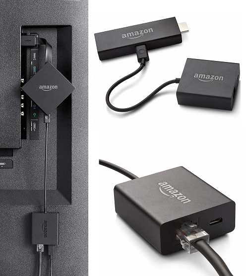 Genuine Amazon Ethernet Adapter for Fire TV Stick & TV Stick 4K